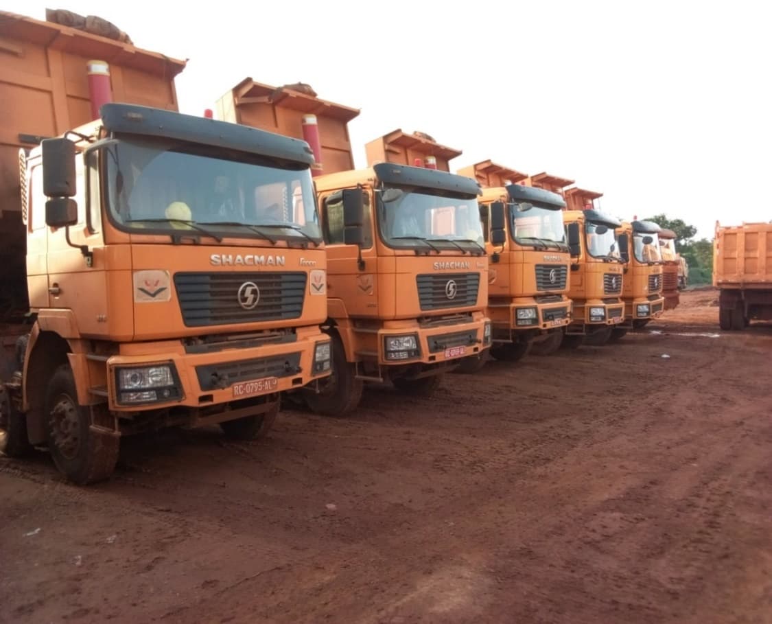 Flotte de Huaya Group opérant sur un axe minier